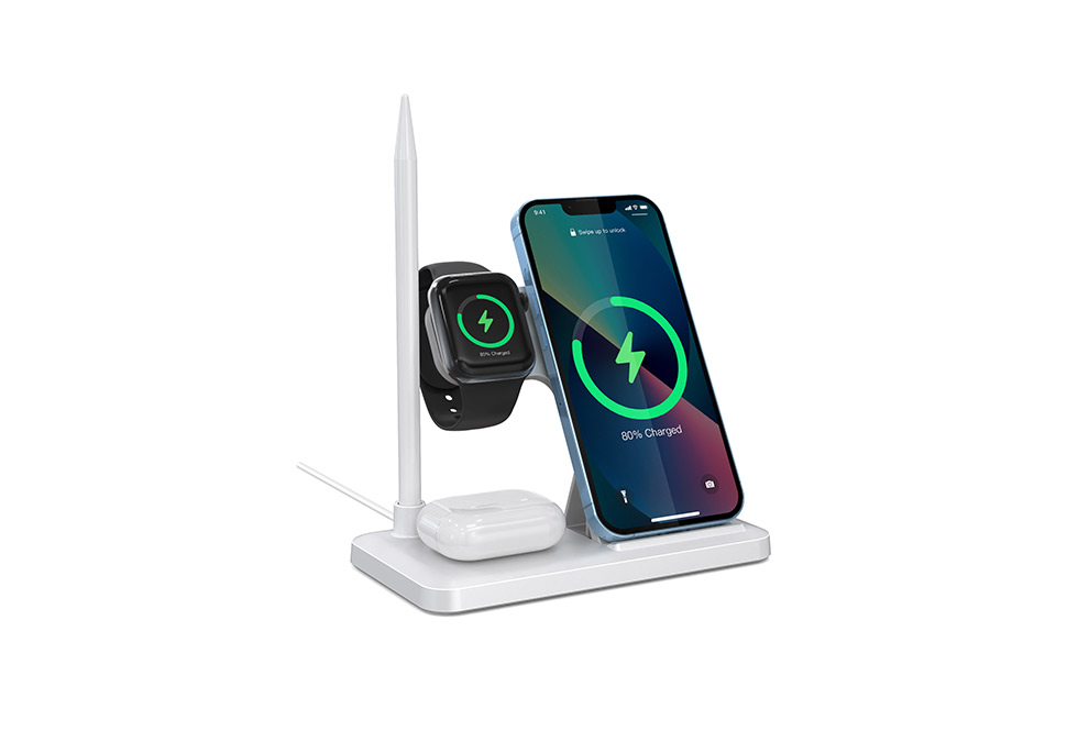 4 in 1 Wireless Charger Model X498（White）
